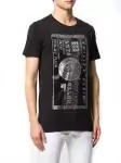 chaude t shirt philipp plein homme pas cher col rond de coton dollar mode